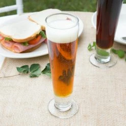 Libbey 3823 Catalina 14 Oz. Customizable Tall Footed Pilsner Glass - 24/Case -Wine Glasses Shop 1358413