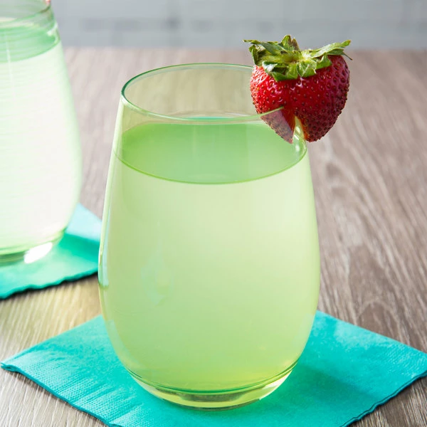 Stolzle S3527212E Elements 16.5 Oz. Green Stemless Wine Glass / Tumbler - 24/Case 1 Stolzle S3527212E Elements 16.5 Oz. Green Stemless Wine Glass / Tumbler - 24/Case