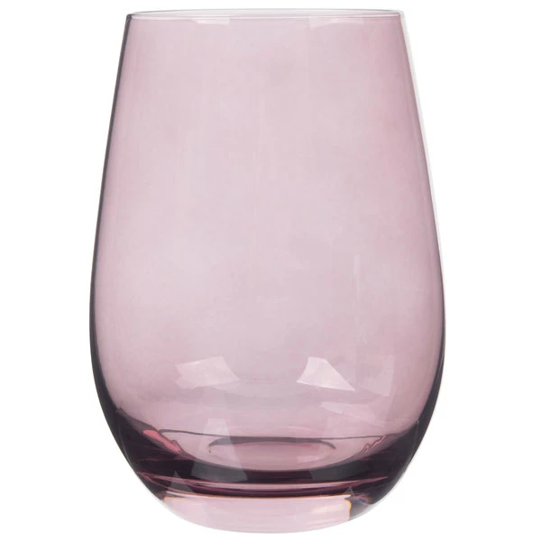 Stolzle S3527712E Elements 16.5 Oz. Lilac Stemless Wine Glass / Tumbler - 24/Case 2 Stolzle S3527712E Elements 16.5 Oz. Lilac Stemless Wine Glass / Tumbler - 24/Case - Image 2