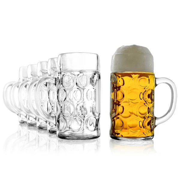Stolzle 04533/808067 Assorted Specialty 35 Oz. Oktoberfest Beer Mug - 6/Case 4 Stolzle 04533/808067 Assorted Specialty 35 Oz. Oktoberfest Beer Mug - 6/Case - Image 4