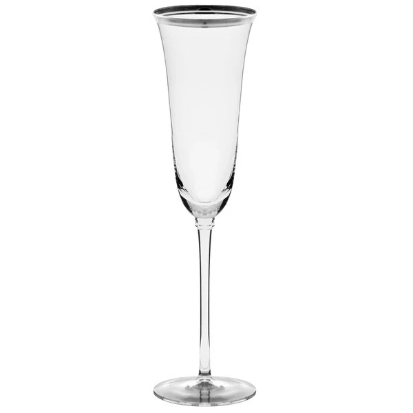 10 Strawberry Street Windsor 5.5 Oz. Silver Band Champagne Flute - 4/Pack 1 10 Strawberry Street Windsor 5.5 Oz. Silver Band Champagne Flute - 4/Pack