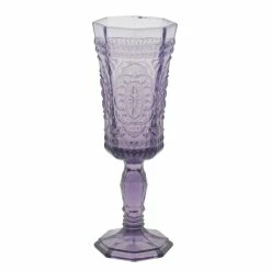 10 Strawberry Street Vatican 4 Oz. Amethyst Champagne Flute - 6/Pack