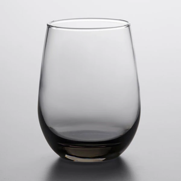Libbey 231SM 15.25 Oz. Moonstone Grey Stemless White Wine Glass - 12/Case 2 Libbey 231SM 15.25 Oz. Moonstone Grey Stemless White Wine Glass - 12/Case - Image 2