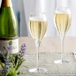 Stolzle 2150029T Assorted Specialty 7.5 Oz. Flute Glass - 6/Pack