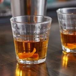 Duralex 1032AB06 Prisme 7.75 Oz. Stackable Glass Tumbler - 48/Case