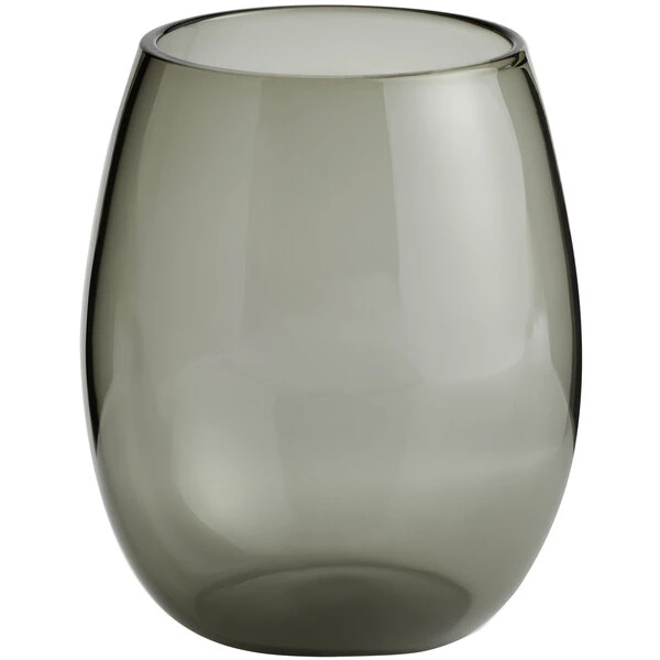 Acopa Pangea 16 Oz. Gray Stemless Wine Glass - 12/Case 2 Acopa Pangea 16 Oz. Gray Stemless Wine Glass - 12/Case - Image 2