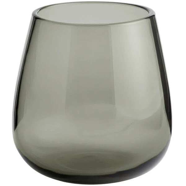 Acopa Pangea 13 Oz. Gray Stemless Wine Glass - 12/Case 2 Acopa Pangea 13 Oz. Gray Stemless Wine Glass - 12/Case - Image 2