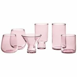 Acopa Pangea 13 Oz. Mauve Stemless Wine Glass - 12/Case -Wine Glasses Shop 2299173