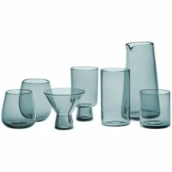 Acopa Pangea 16 Oz. Blue Stemless Wine Glass - 12/Case -Wine Glasses Shop 2306717