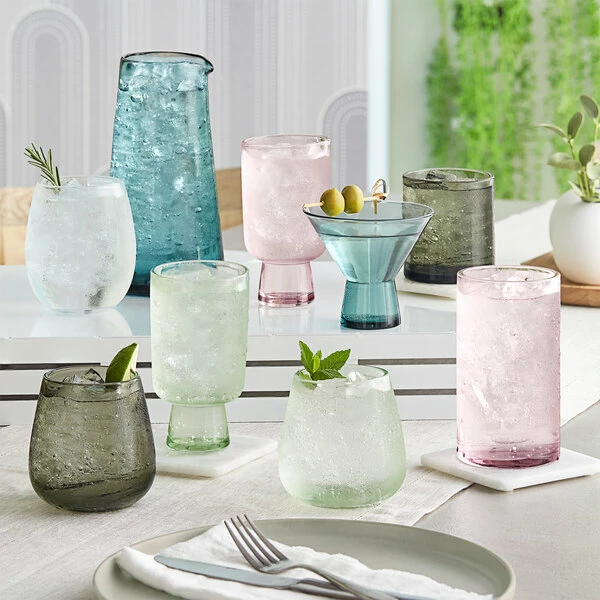 Acopa Pangea 16 Oz. Gray Stemless Wine Glass - 12/Case 4 Acopa Pangea 16 Oz. Gray Stemless Wine Glass - 12/Case - Image 4