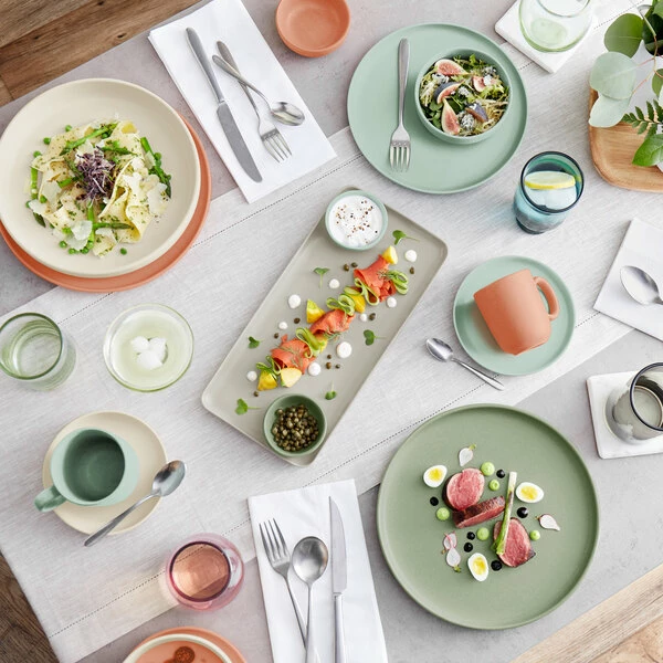 Acopa Pangea 16 Oz. Gray Stemless Wine Glass - 12/Case 5 Acopa Pangea 16 Oz. Gray Stemless Wine Glass - 12/Case - Image 5