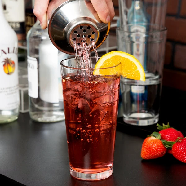 Libbey Restaurant Basics 22 Oz. Customizable Rim Tempered Stackable Mixing Glass - 24/Case 3 Libbey Restaurant Basics 22 Oz. Customizable Rim Tempered Stackable Mixing Glass - 24/Case - Image 3