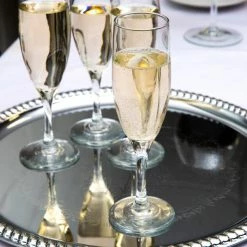 Libbey 3794 Embassy 4.5 Oz. Flute Glass - 12/Case